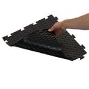 PVC puzzle podlahová dlaždice - texturovaný povrch, 510 x 510 mm, 10 ks