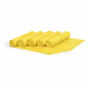 Pytle na odpad 240 litrů, 1000 x 1200 mm, LDPE, 80 mikronů, 15 x 5 ks, žlutý