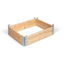 Rahmen für Hochbeet, 4 Stück, 1200 x 800 x 200 mm, Lärche