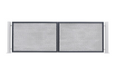 Rám dvoukřídlové brány pro vlastní výplň, délka 420 cm, výška 146 cm