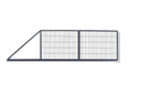Rám pojezdové brány pro vlastní výplň, délka 420 cm, výška 146 cm