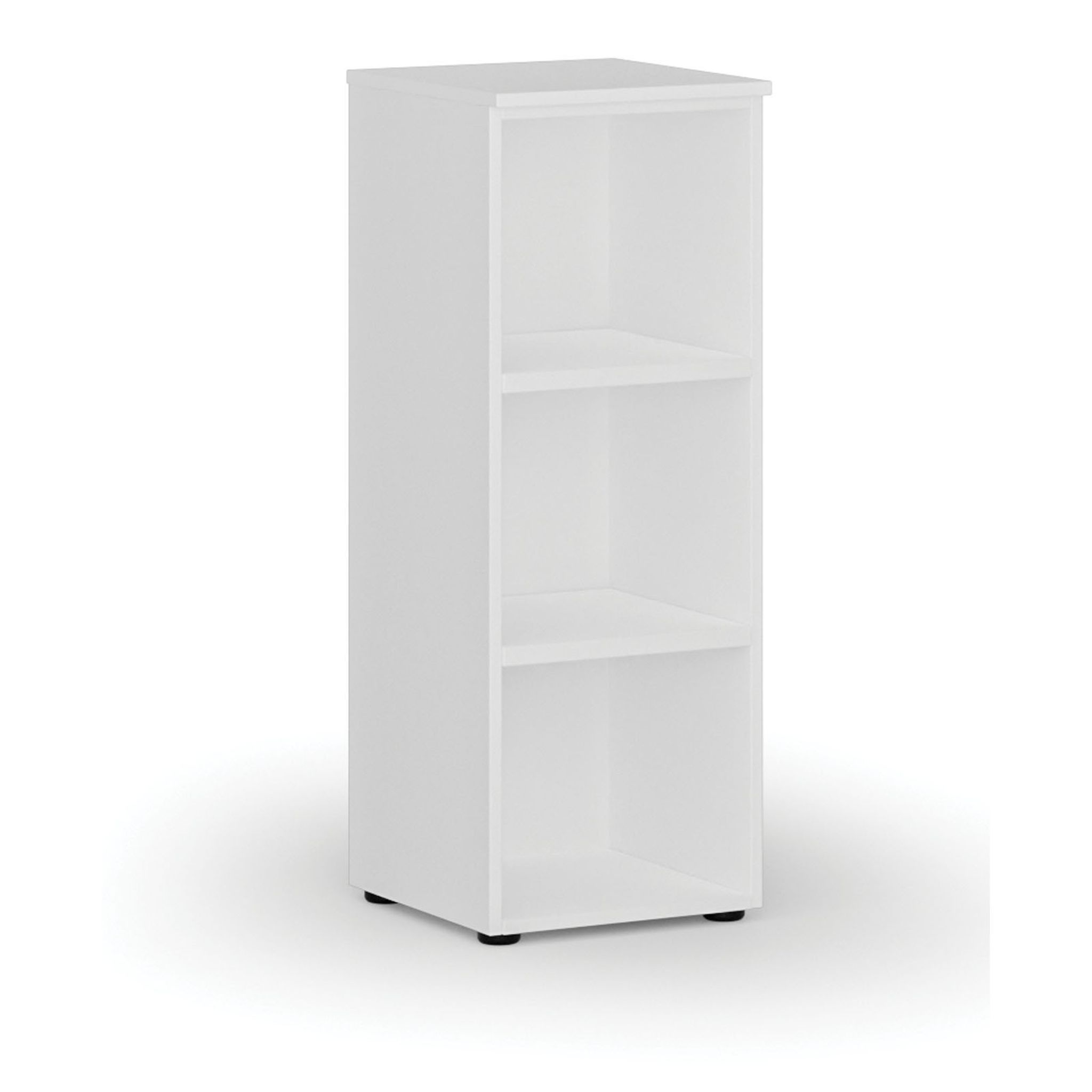 Regał biurowy PRIMO WHITE, 400 x 420 x 1087 mm, biały