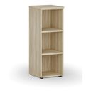 Regał biurowy PRIMO WOOD, 400 x 420 x 1087 mm, dąb naturalny