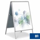 Reklamný A stojan 700 × 1000 mm, hliníkový rám