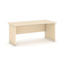 Rohový kancelářský psací stůl ARRISTO LUX, 180x90 cm, pravý, bříza