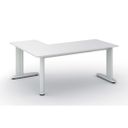 Rohový kancelářský stůl PRIMO FLEXIBLE, 180x140 cm, bílá