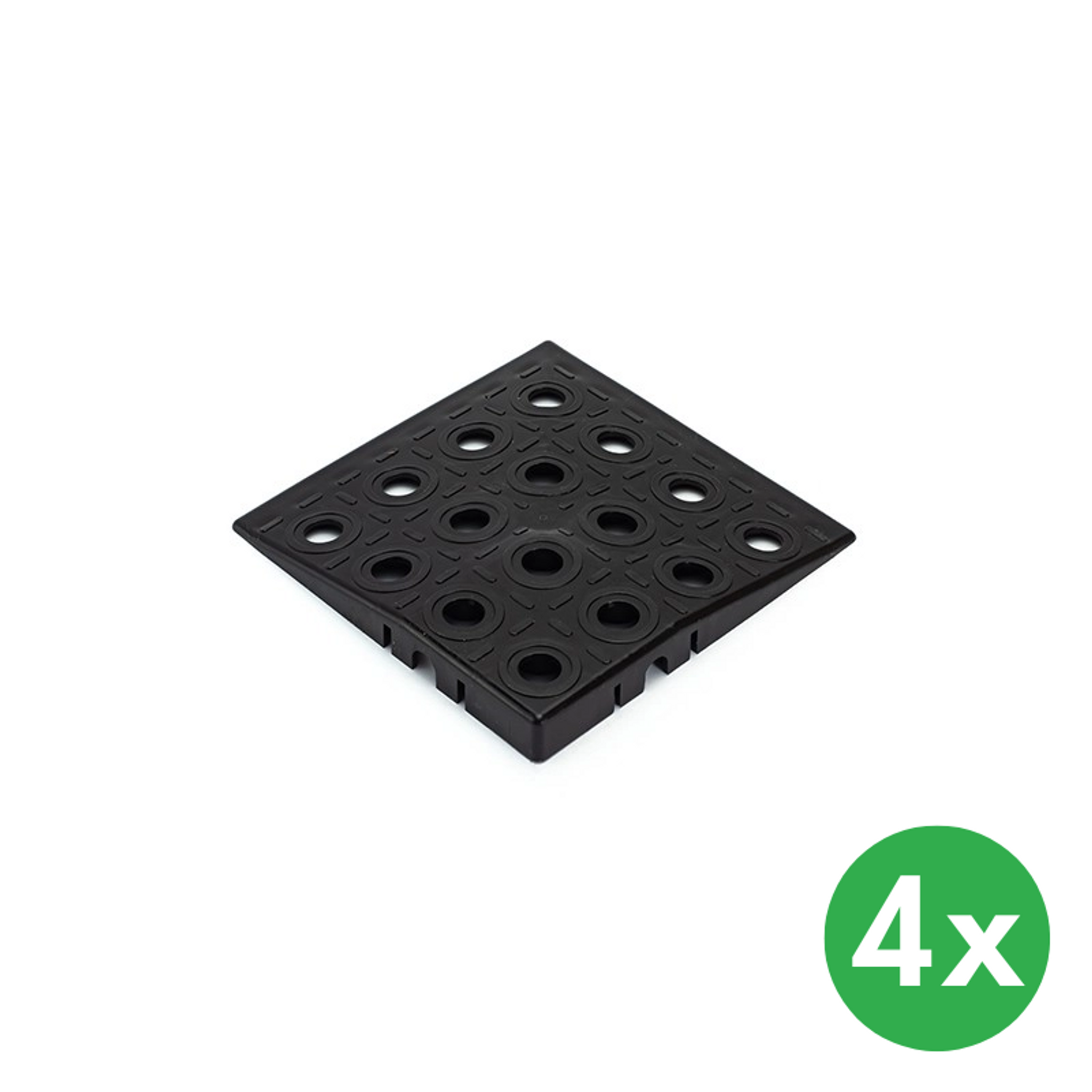 Rohový nájezd GripTil, 4 ks, černý