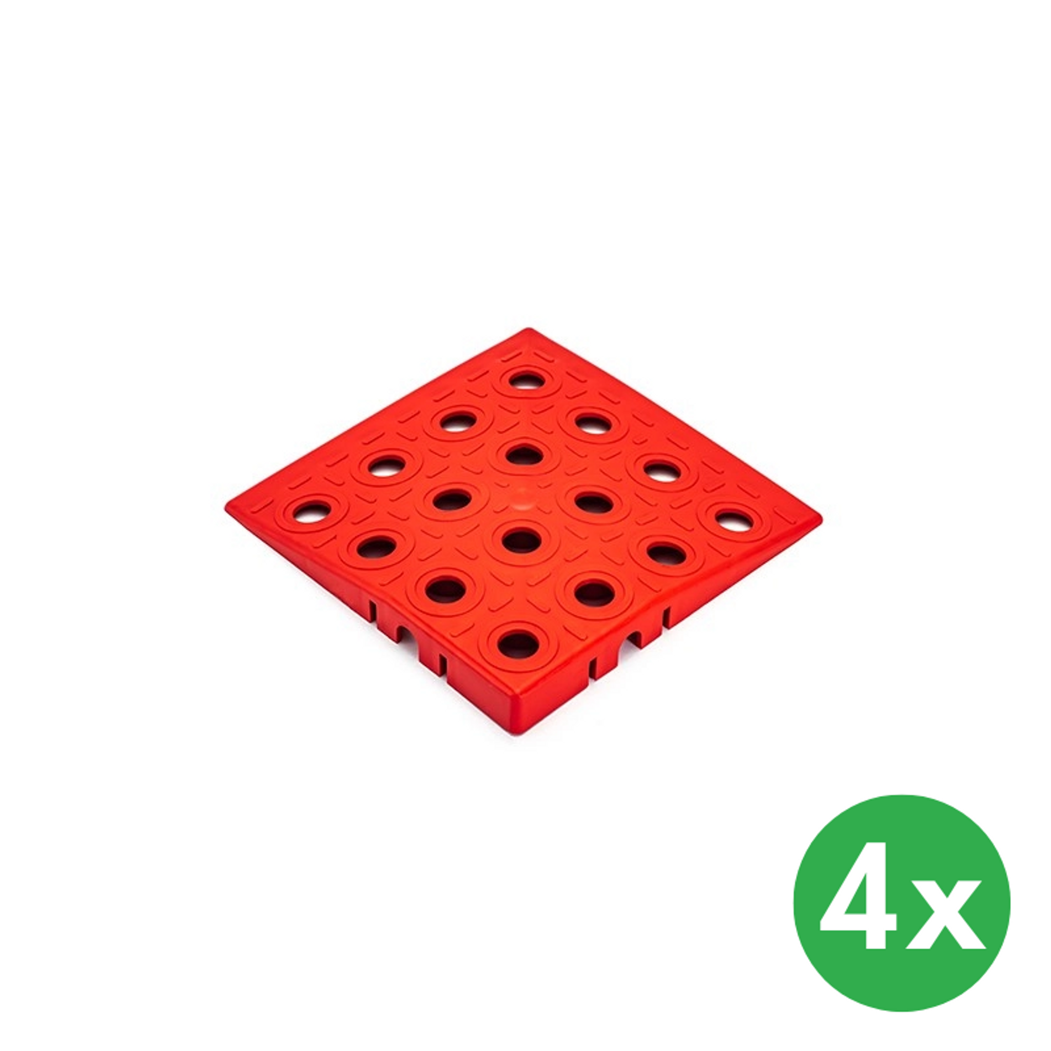 Rohový nájezd GripTil, 4 ks, červený
