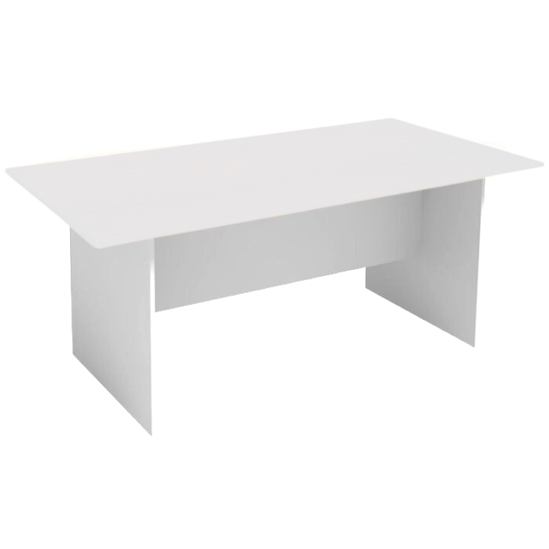 Fotografia produktu: Rokovací kancelársky stôl PRIMO WHITE, 180x90 cm, biela