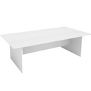 Rokovací kancelársky stôl PRIMO WHITE, 240x120 cm, biela