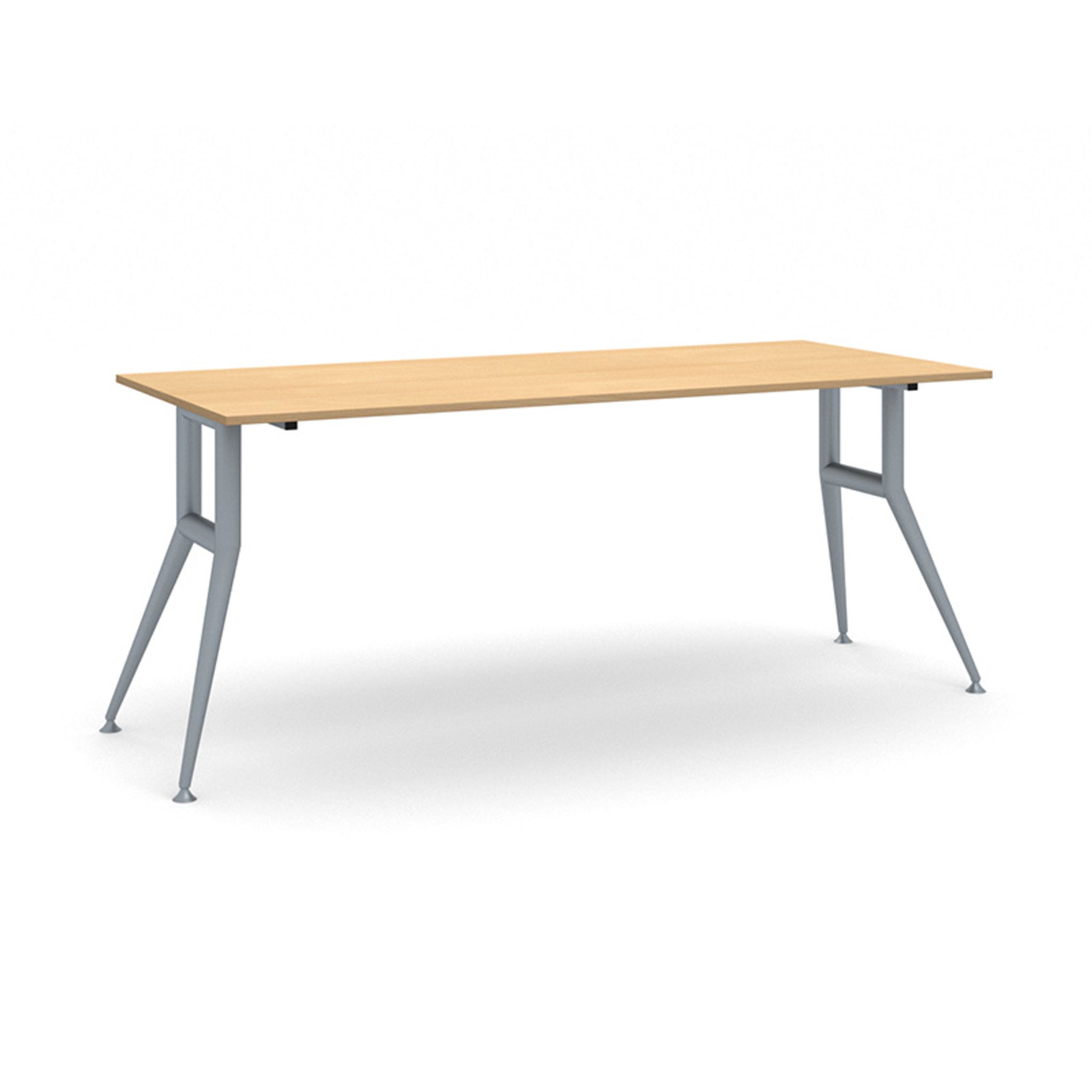 Rokovací kancelársky stôl WIDE, 180x80 cm, buk