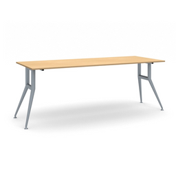 Rokovací kancelársky stôl WIDE, 200x80 cm, buk