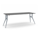 Rokovací kancelársky stôl WIDE, 200x80 cm, grafit
