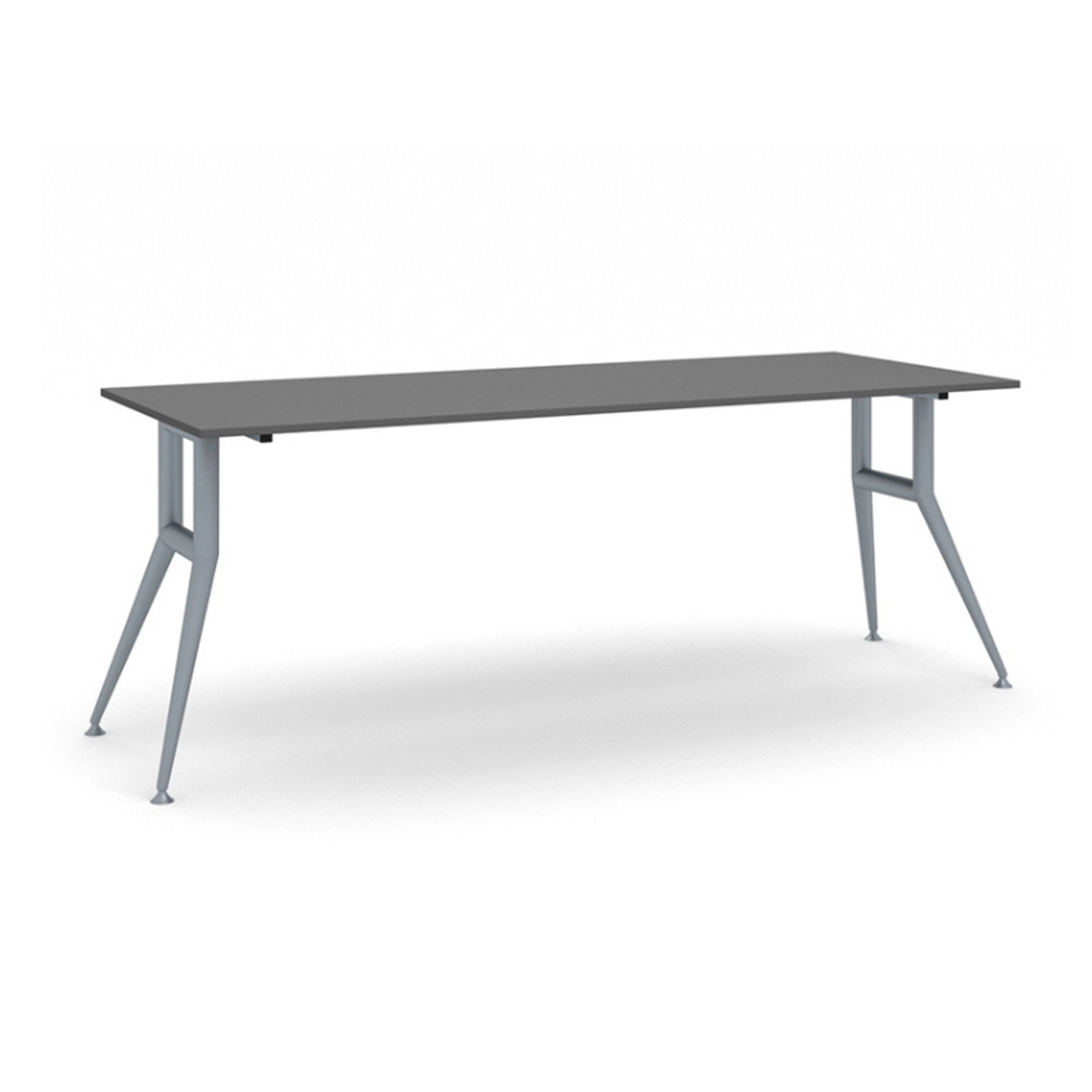 Rokovací kancelársky stôl WIDE, 200x80 cm, grafit