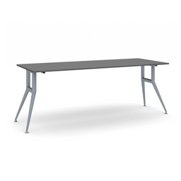 Rokovací kancelársky stôl WIDE, 200x80 cm, grafit