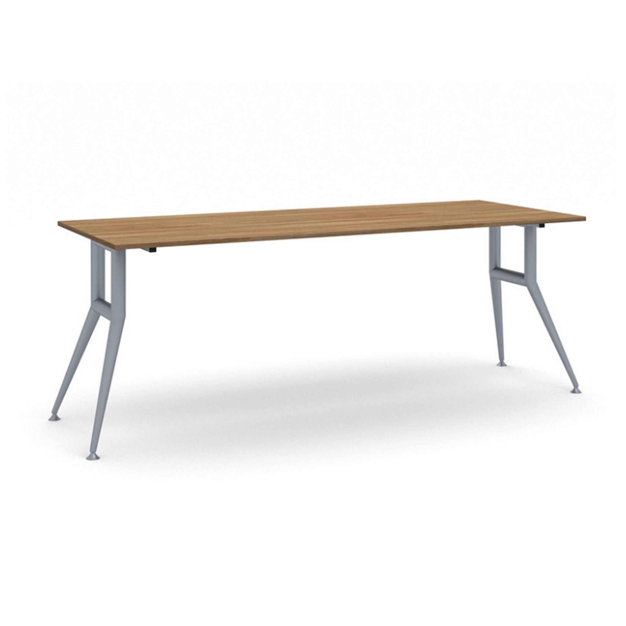 Rokovací kancelársky stôl WIDE, 200x80 cm, orech