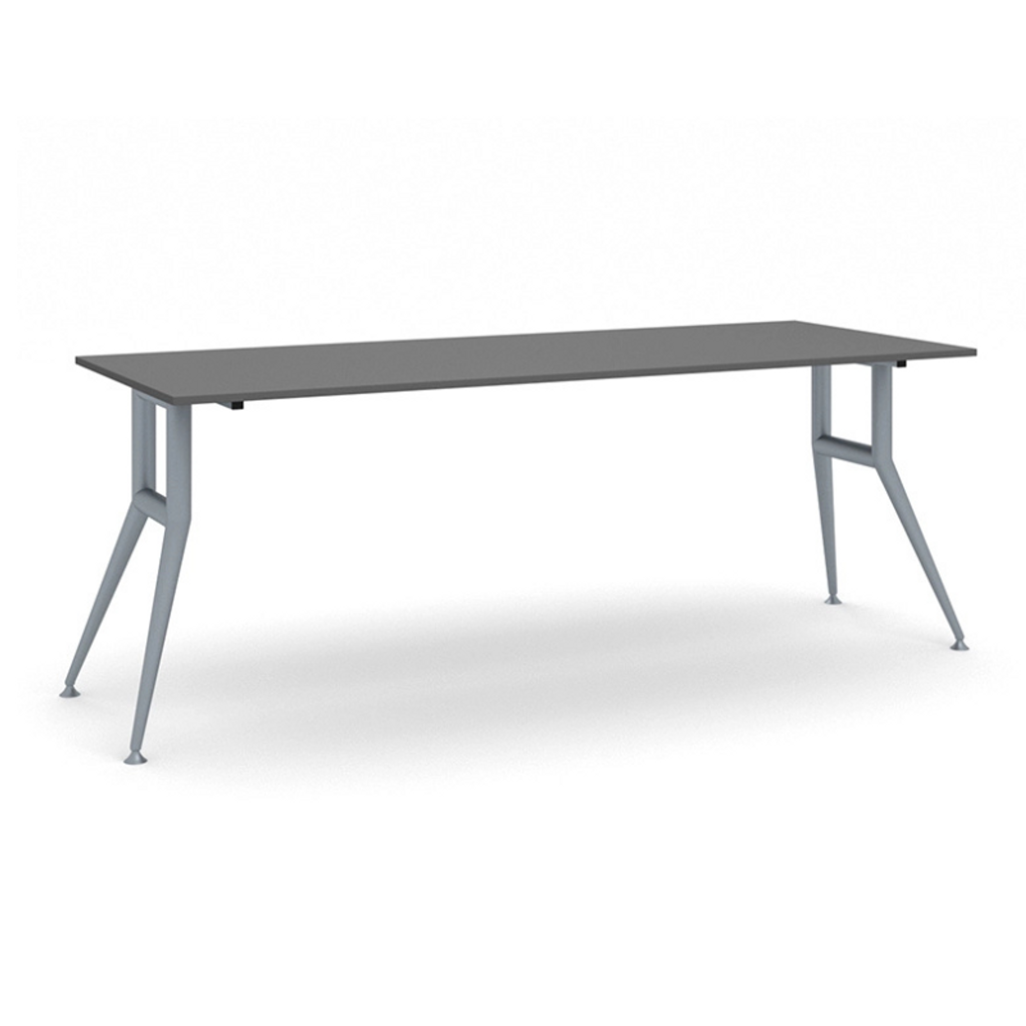 Rokovací kancelársky stôl WIDE, 220x80 cm, grafit