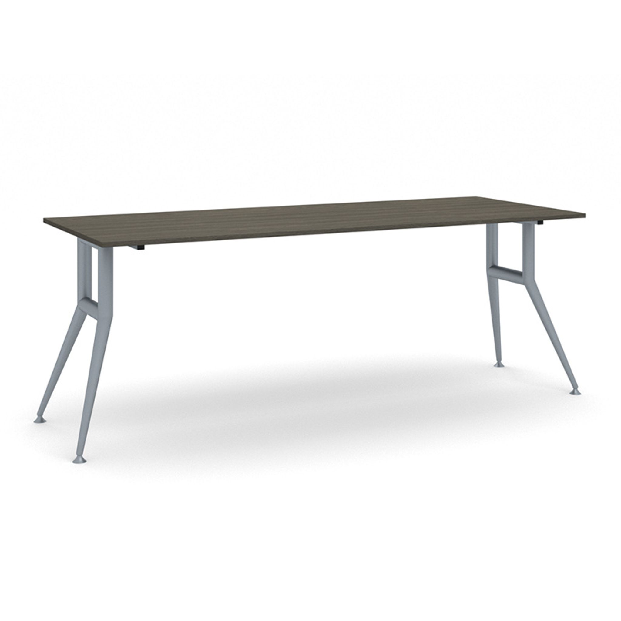 Rokovací kancelársky stôl WIDE, 220x80 cm, wenge