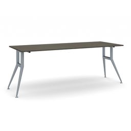 Rokovací kancelársky stôl WIDE, 220x80 cm, wenge