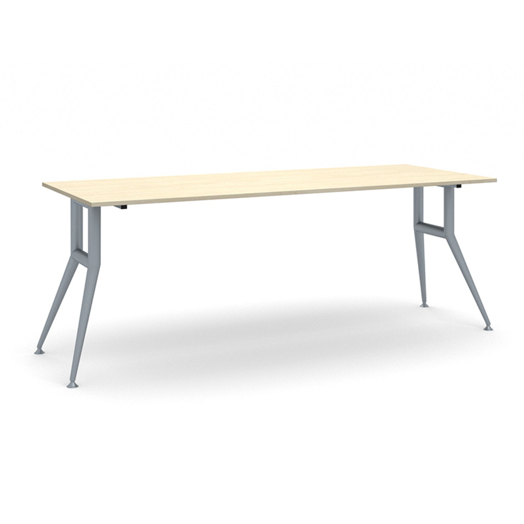 Rokovací stôl WIDE, 2000 x 800 mm, breza