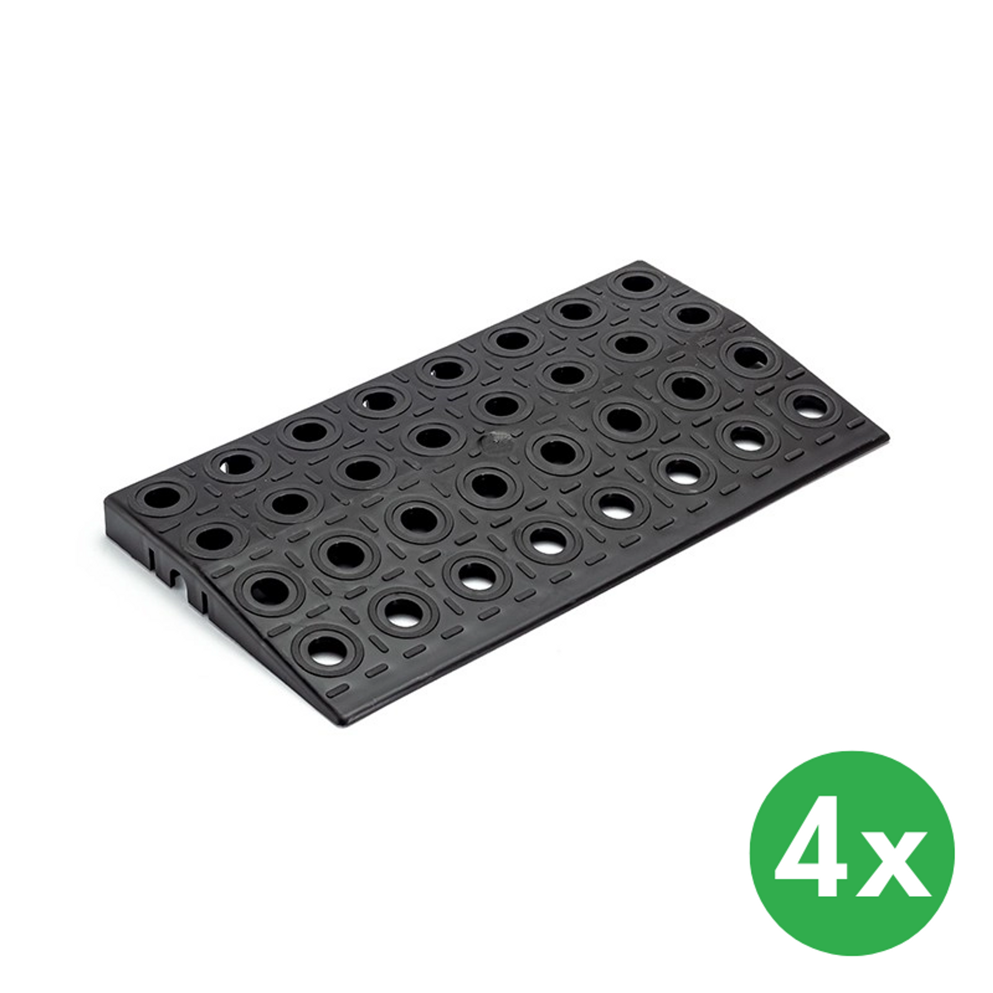 Rovný nájezd GripTil, 4 ks, černý