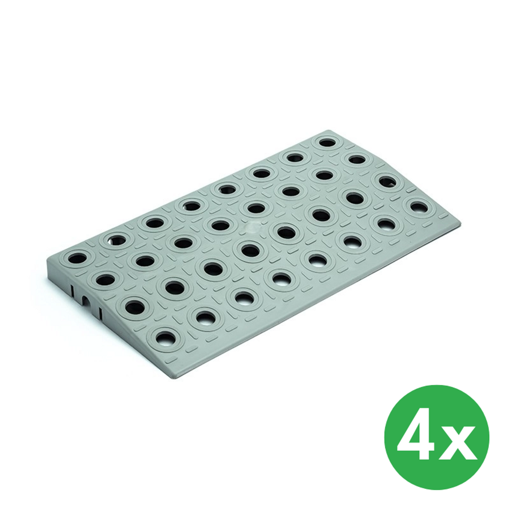 Rovný nájezd GripTil, 4 ks, šedý