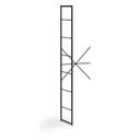 Rozszerzenie regału do zestawu otwartej szafy, 585 x 460 x 2020 mm, czarny