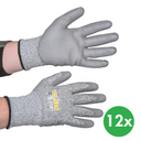 Rukavice na ochranu proti porezaniu, veľkosť 10, balenie po 12 pároch