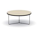 Runder Couchtisch TENDER, Durchmesser 90 cm, Eiche natur