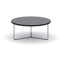 Runder Couchtisch TENDER, Durchmesser 90 cm, Graphit
