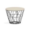 Runder Konferenztisch STILO, Durchmesser 60 cm, Birke