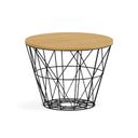 Runder Konferenztisch STILO, Durchmesser 60 cm, Buche