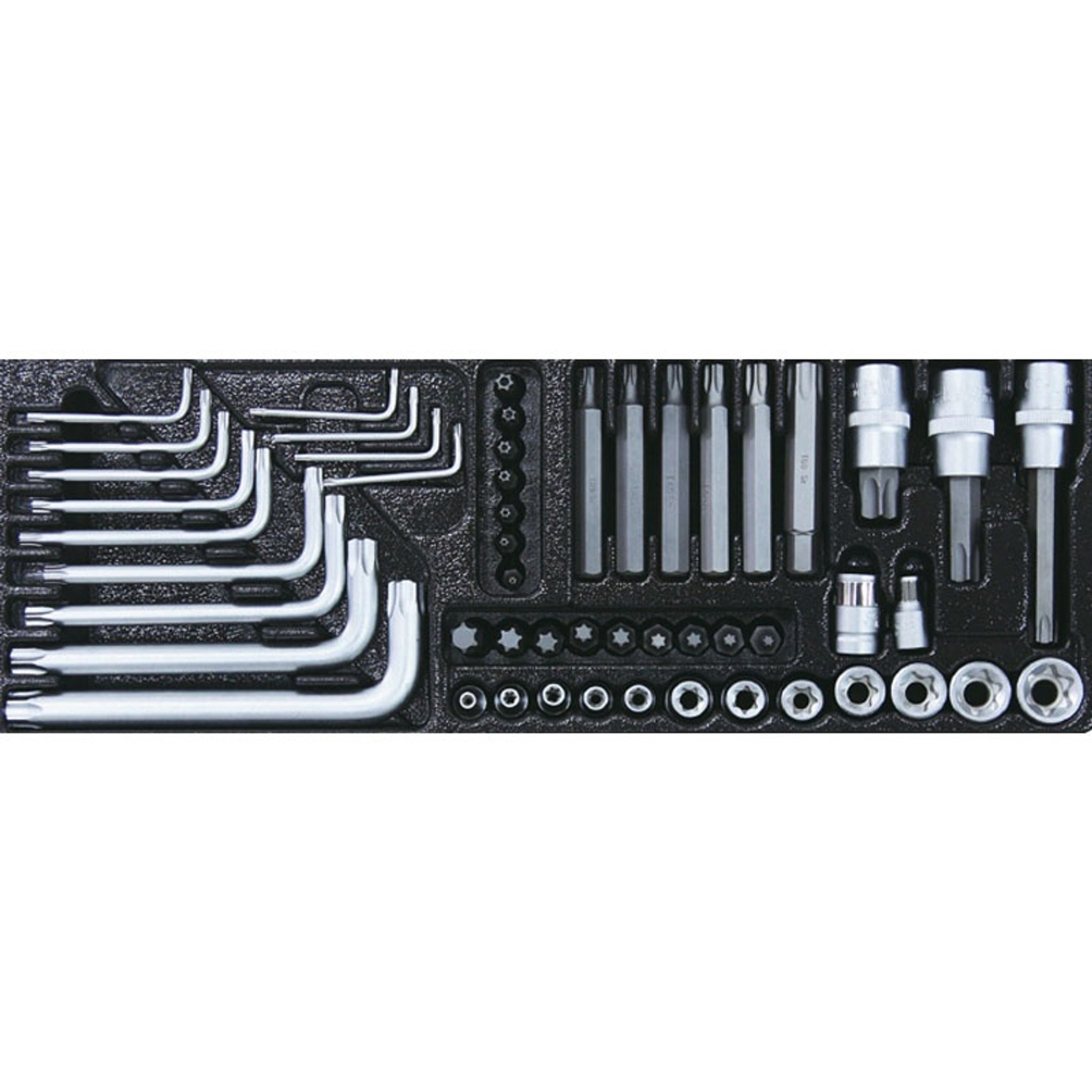 Sada Torx, 52 ks - vložka do zásuvky G2/G6, chrom vanadium