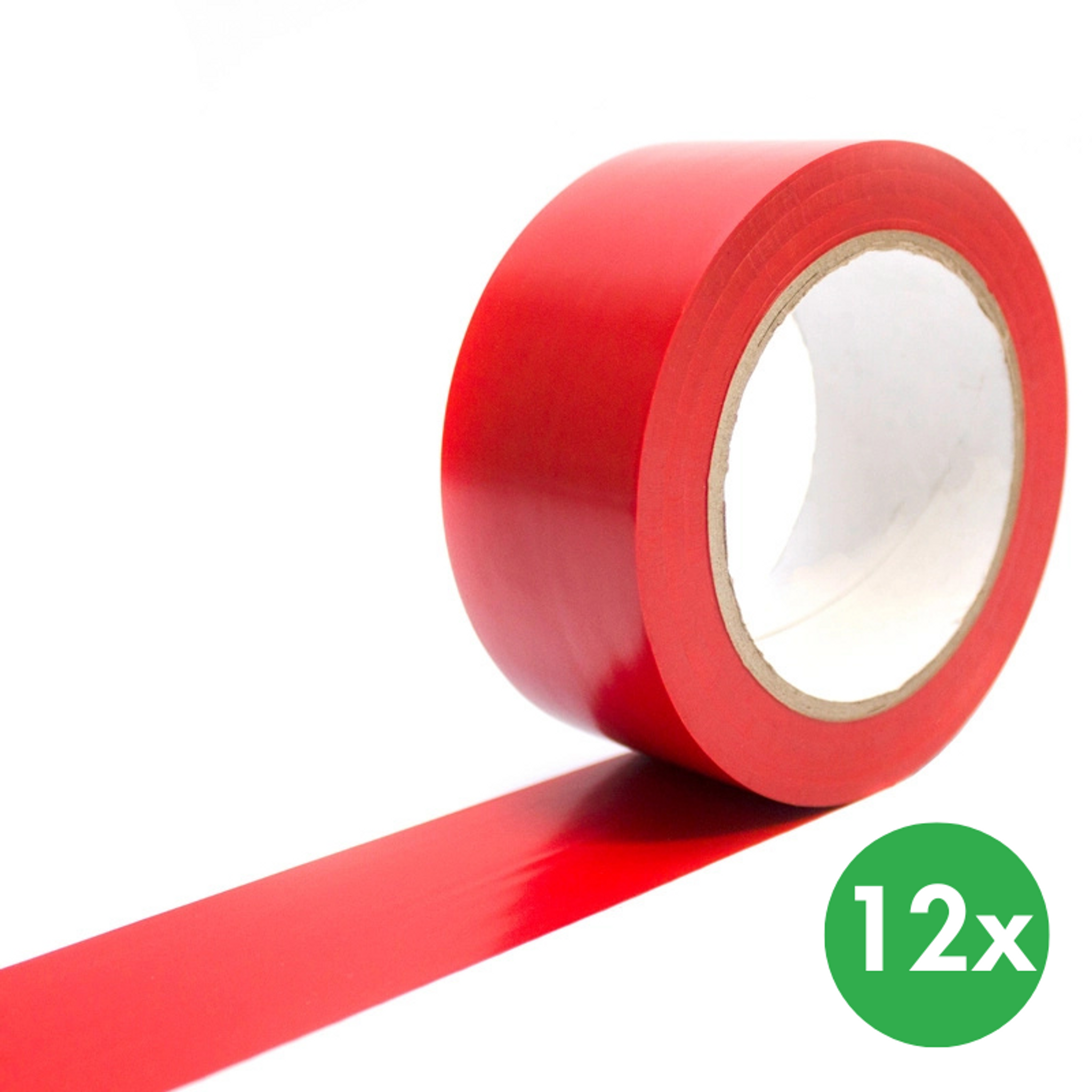 Samolepiaca vyznačovacia páska, 12 ks, 33 mx 50 mm, červená