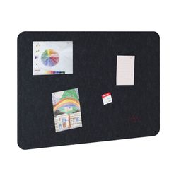 Samolepiace akustická nástenka 1600 x 1100 mm, čierna