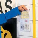 Samolepící kapsy s magnetickým rohem, roh - mix barev