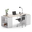 Samostatná pracovná doska BLOCK, 1800 x 800 x 25 mm, dub prírodný