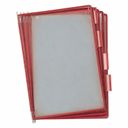 Samostatné tabuľky Tarifold A4, červená