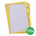Samostatné tabuľky Tarifold A4, žltá