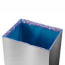 Samozamykający śmietnik na odpady Big-Box XL, 52 l, zbiorczy, nierdzewny polerowany