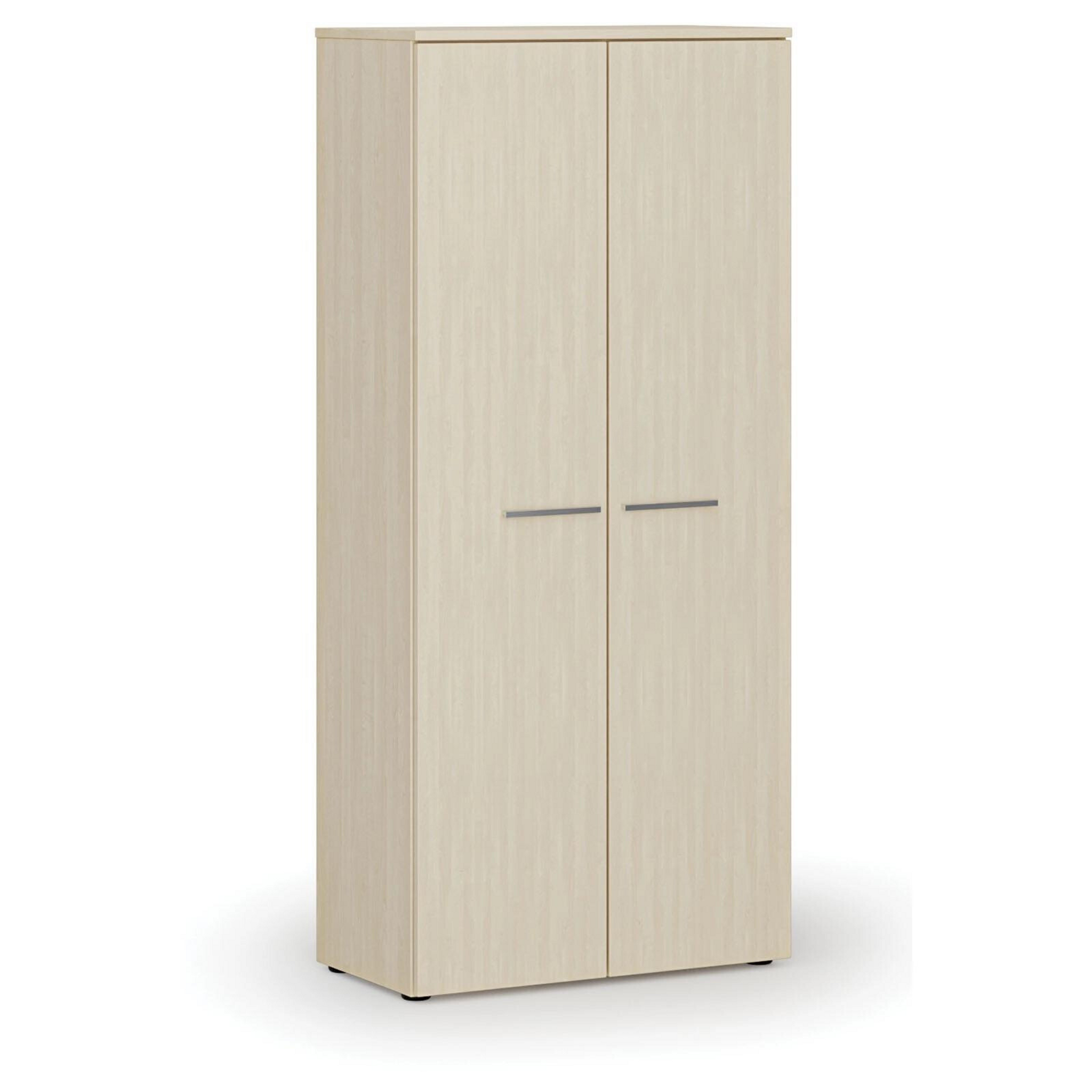 Šatní skříň s výsuvem PRIMO WOOD, 800 x 420 x 1781 mm, bříza