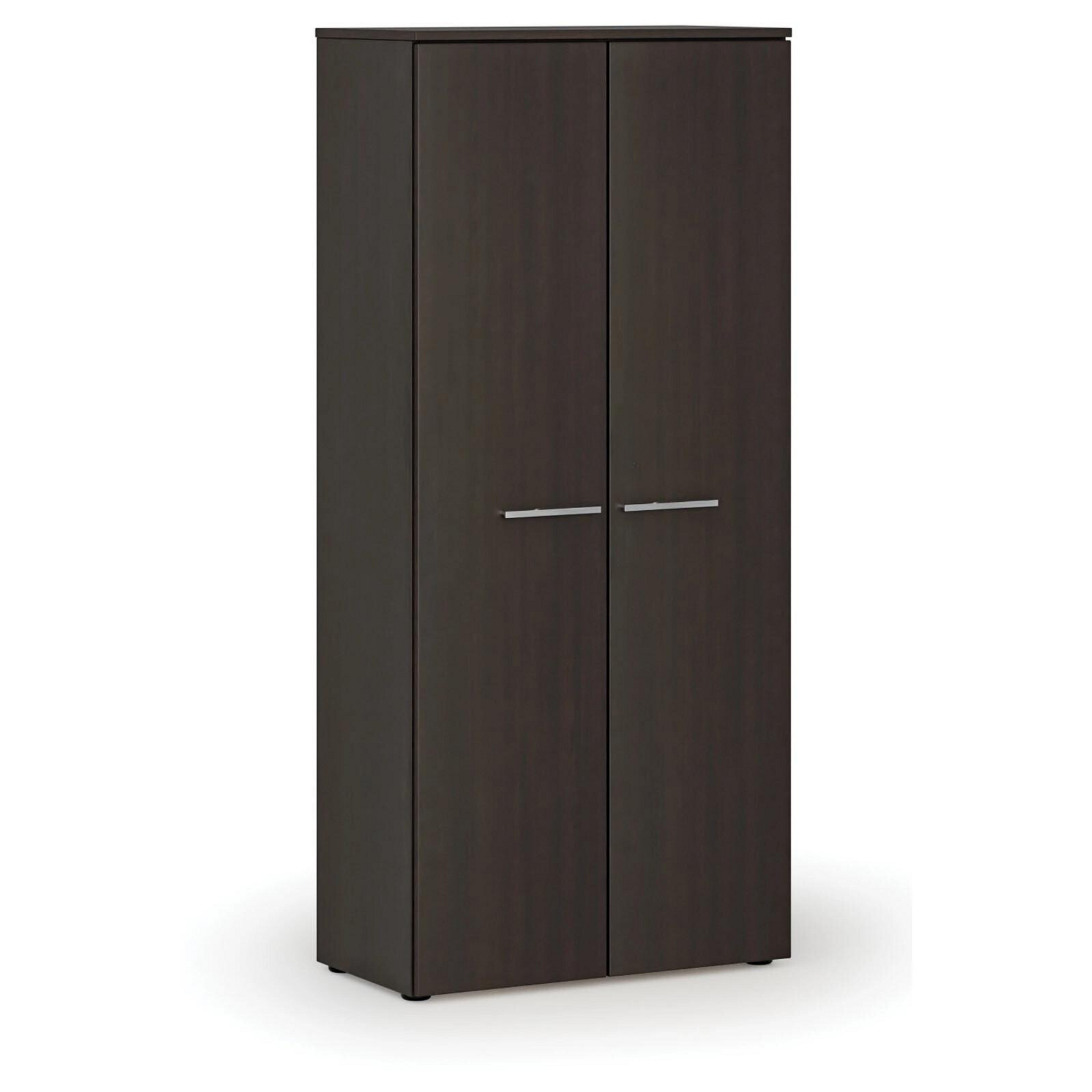 Šatní skříň s výsuvem PRIMO WOOD, 800 x 420 x 1781 mm, wenge