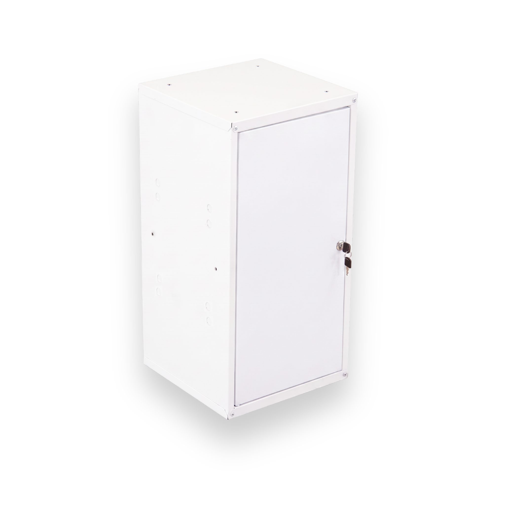 Šatní skříňka s uzamykatelným boxem 700 x 350 x 350 mm, cylindrický zámek