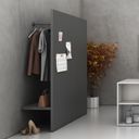 Šatní zástěna BLOCK, 800 x 440 x 1854, dub přírodní