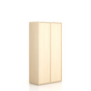 Šatníková skriňa FRAME, 2 oddiely, 872 x 450 x 1735 mm, PUSH-lock, breza