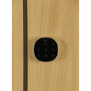 Šatníková skrinka s úložnými boxmi, 4 boxy, 1850 x 300 x 500 mm, demont, kódový zámok, laminované dvere, buk