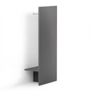 Šatníková zástena BLOCK, 800 x 440 x 1854, grafitová