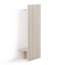 Šatníková zástena BLOCK, 800 x 440 x 1854 mm, dub prírodný