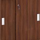 Schiebetürschrank mit Rollen MIRELLI, Nussbaum