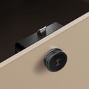 Schloss mit RFID-Kartenleser F127, Aluminium, schwarz